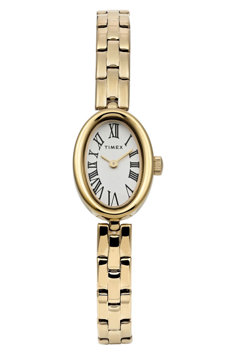 Cavatina Oval Bracelet Watch, 19mm, Main, color, GOLD-TONE