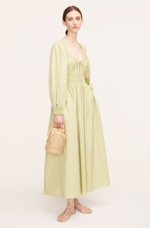 REBECCA TAYLOR REBECCA TAYLOR POPLIN SMOCKED WAIST DRESS