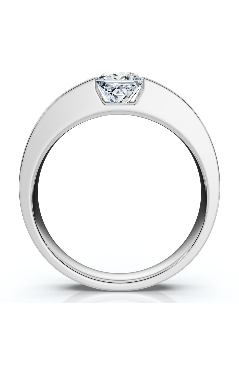 Bliss Diamond Men's 1Ct Princess Cut Diamond Wedding Anniversary Ring 14k Gold or Pt Lab Grown, Alternate, color, 