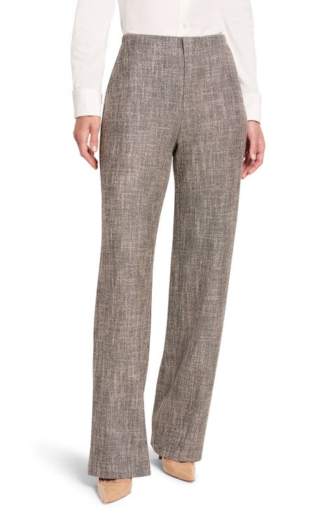 ◆BAU by Bride And You◆ KIMBERLY Semi wide tweed trousers ( Plan your wedding with bride and you