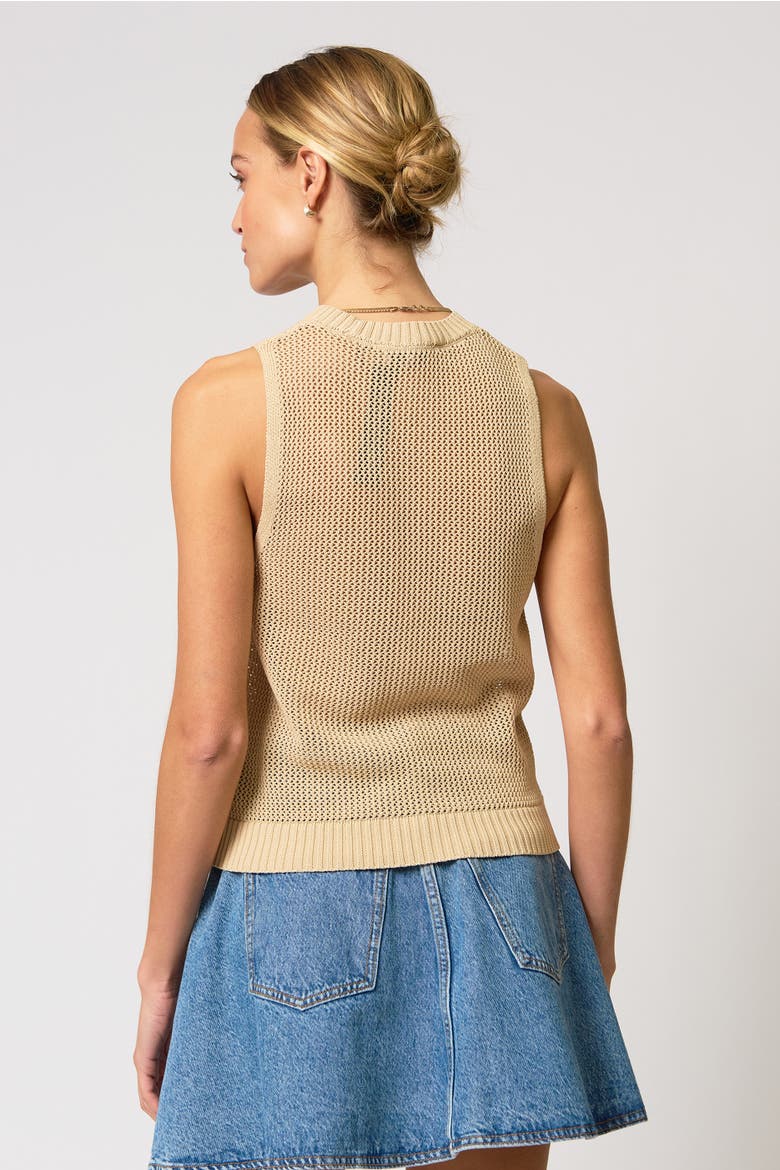 Eden Palm Tree Mesh Shell, Alternate, color, SAND