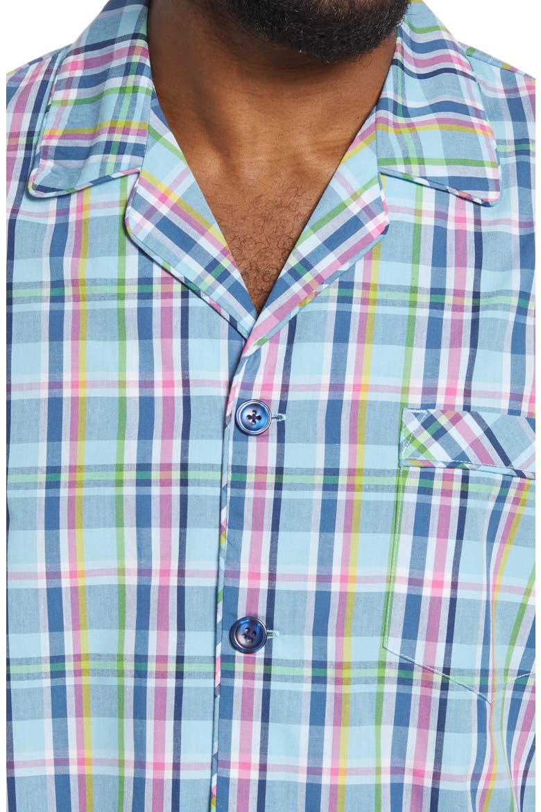 Men's Rosy Outlook Pajamas, Alternate, color, TURQUOISE