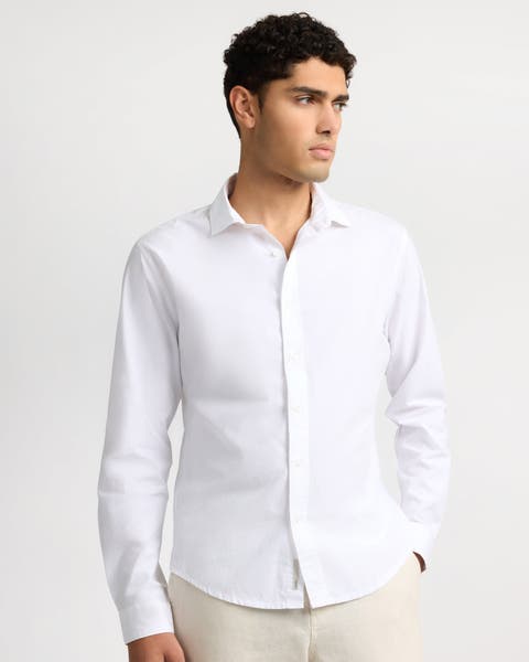 Poplin Long Sleeve Button Down Shirt