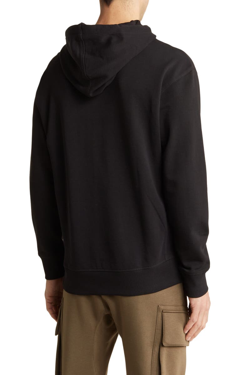 BOSS We Color Fleece Pullover Hoodie, Alternate, color, Black