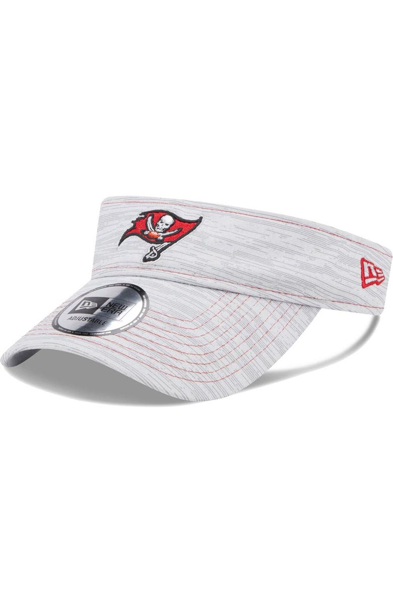 New Era Men's New Era Gray Tampa Bay Buccaneers Adjustable Visor, Main, color, 