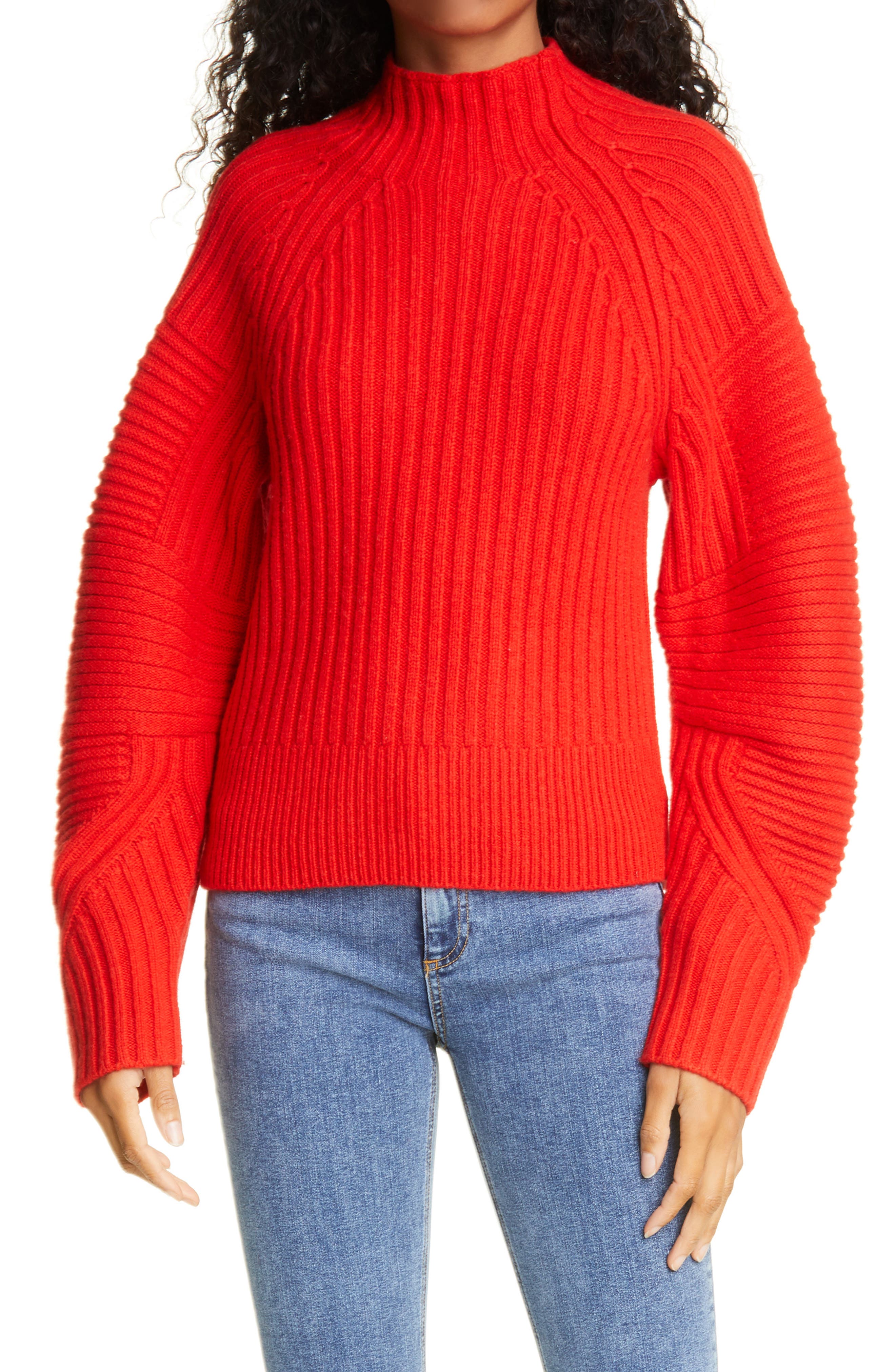 rag & bone Oakes Mock Neck Merino Wool Sweater