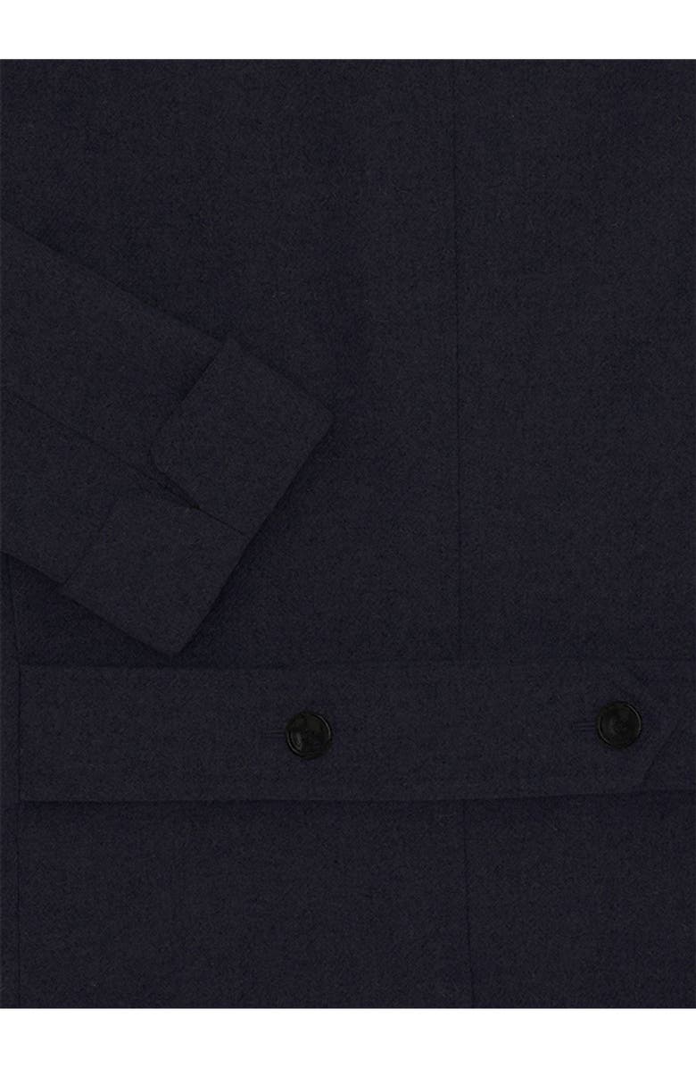 Fortela Double Breasted Wool Coat, Alternate, color, Blue