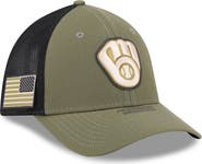 New Era Men's New Era  Olive Milwaukee Brewers 2026 Armed Forces Day 39THIRTY M-Crown Flex Hat