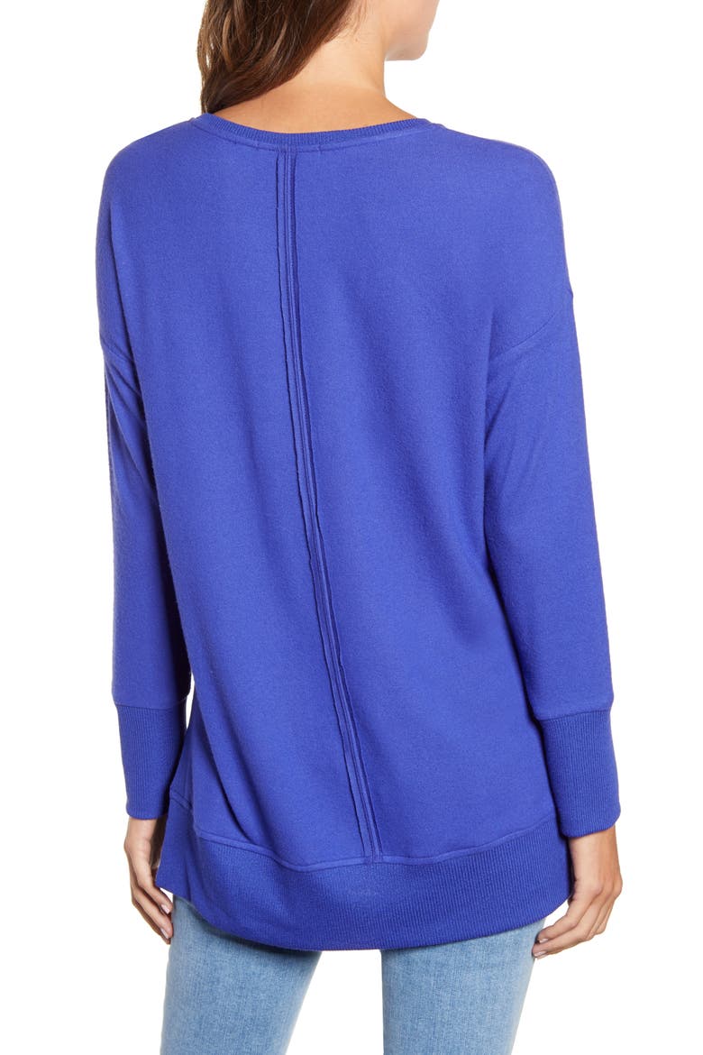 Gibson Cozy Tunic, Alternate, color, AMYTHEST FIRE