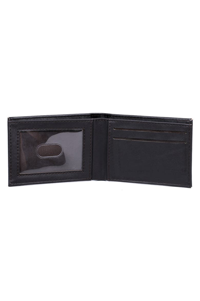 Smooth RFID Bifold, Alternate, color, BROWN