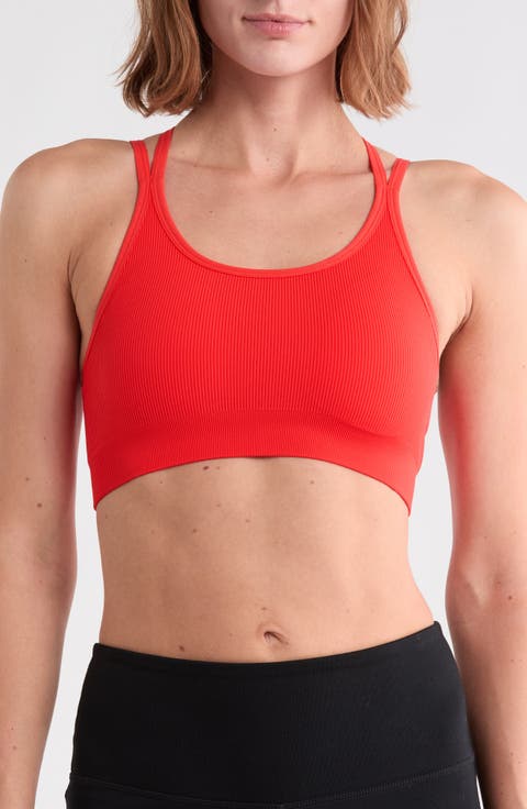 Crossback Seamless Sports Bra
