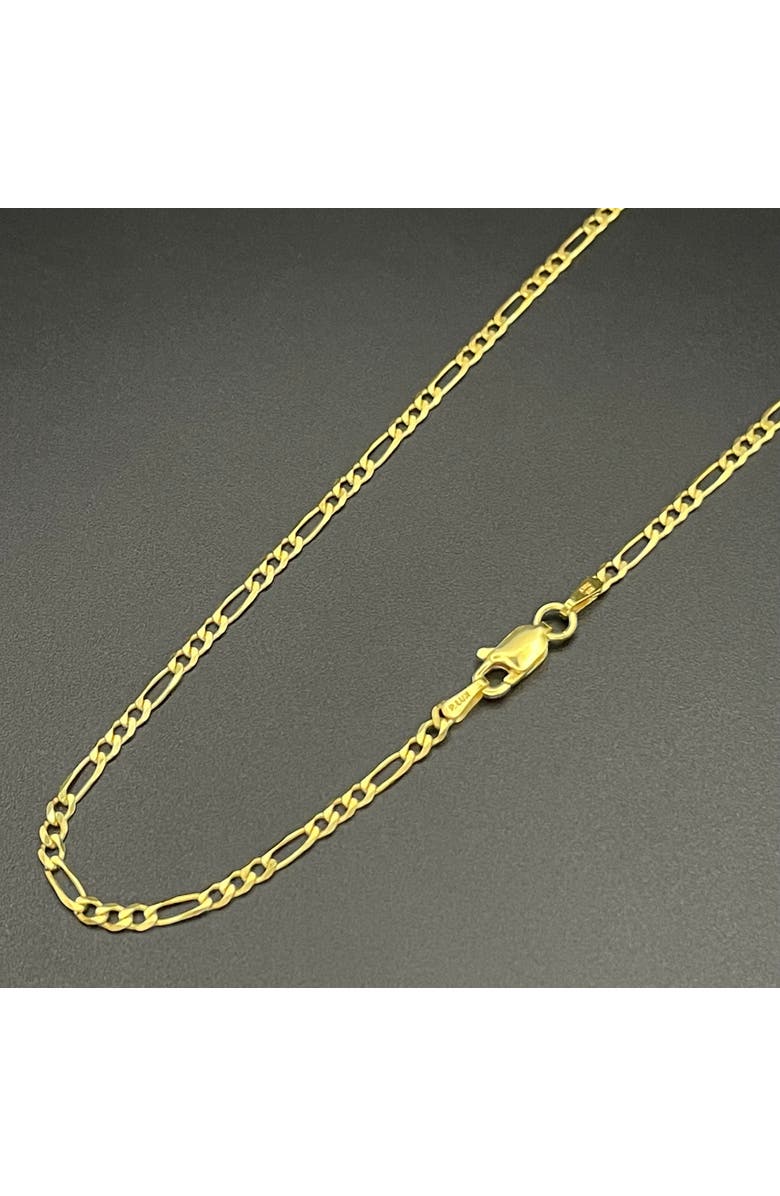 Donatello Gian Gold-Plated Sterling Silver 2.5MM Link Necklace, Alternate, color, 