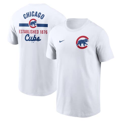 Men
s Nike White Chicago Cubs 2-Hit T-Shirt