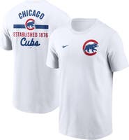 Nike Men's Nike White Chicago Cubs 2-Hit T-Shirt