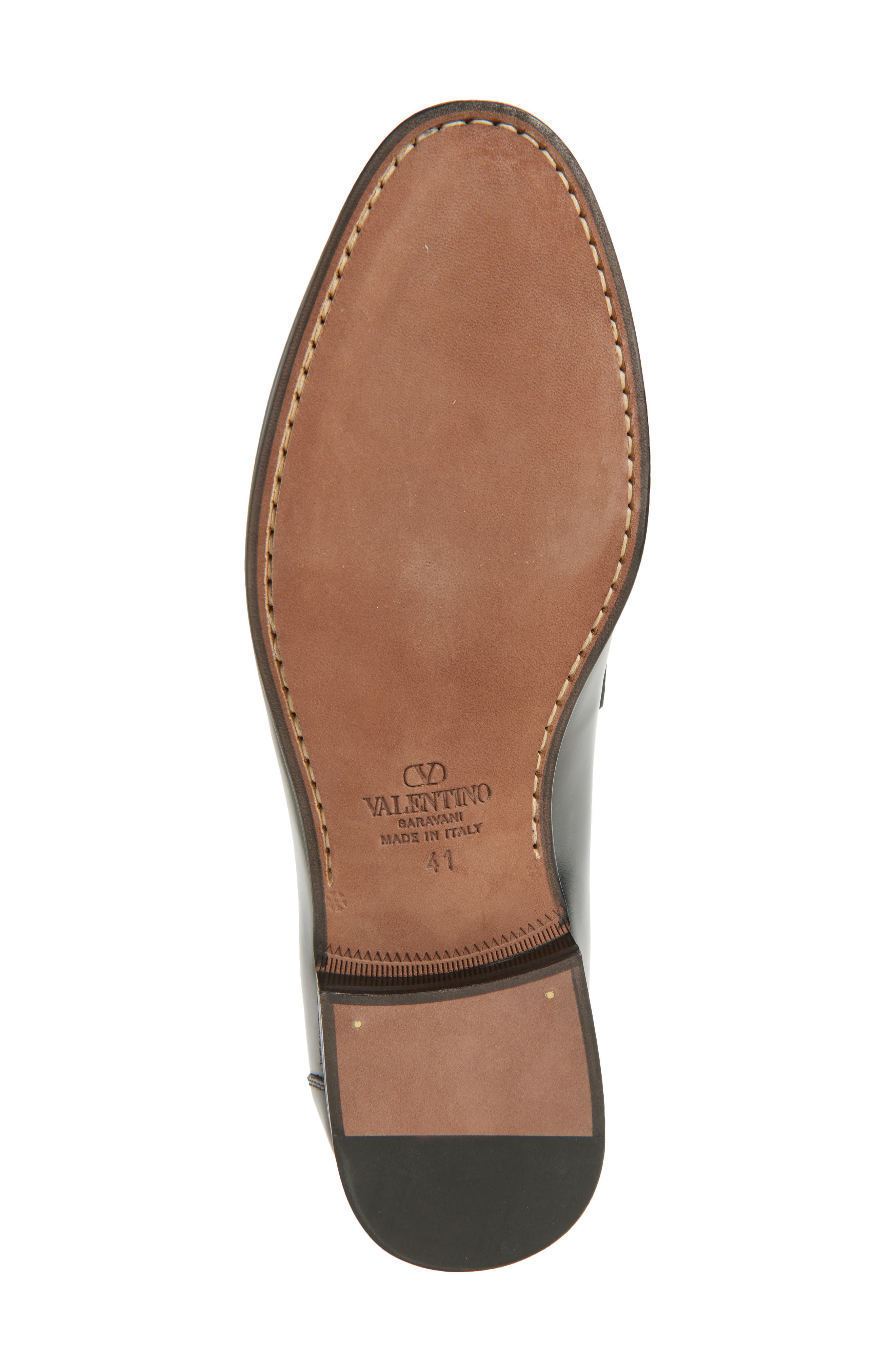 Valentino Garavani VLOGO Loafer, Alternate, color, Black