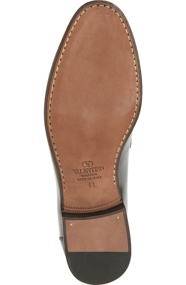 Valentino Garavani VLOGO Loafer, Alternate, color, Black