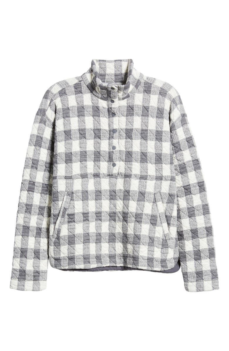 Marine Layer Quilted Snap Placket Pullover, Alternate, color,