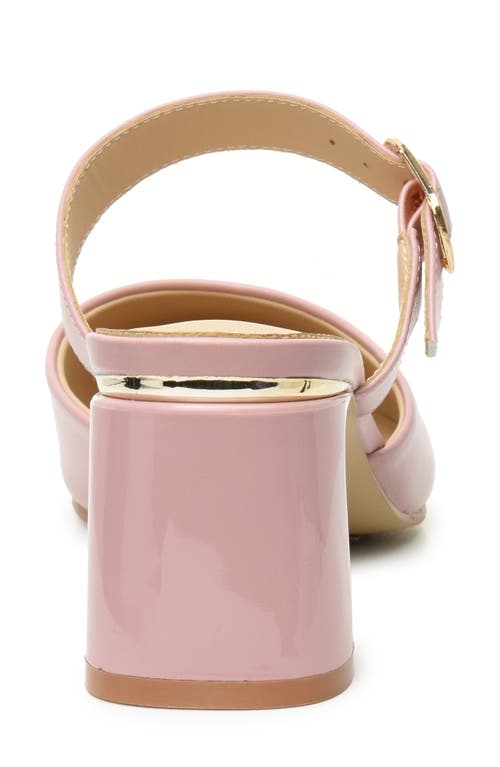 Catherine Catherine Malandrino Belky Buckle Mule Pump In Dusty Pink