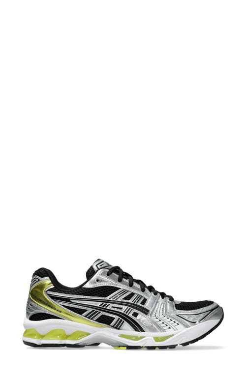 Asics ® Gender Inclusive Gel-kayano® 14 Sneaker In Black/lemon Spark