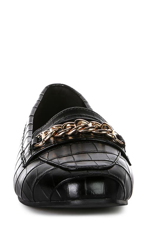 LONDON RAG LONDON RAG BRO ZONE CROC EMBOSSED CHAIN DETAIL LOAFER 