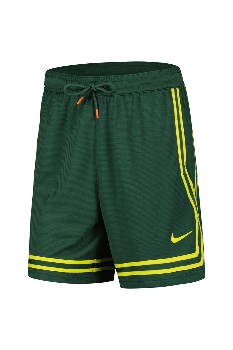 Women's Nike Hunter Green WNBA Logowoman Team 13 Crossover Performance Shorts, Alternate, color, Hunter Green