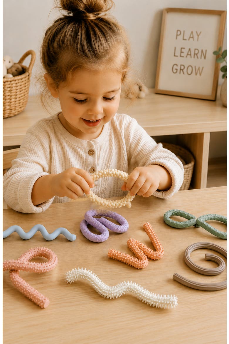 Silicone Sensory Imagination Sticks, Alternate, color, Assorted Colors