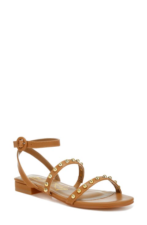 Flippity Studded Ankle Strap Sandal (Women)
