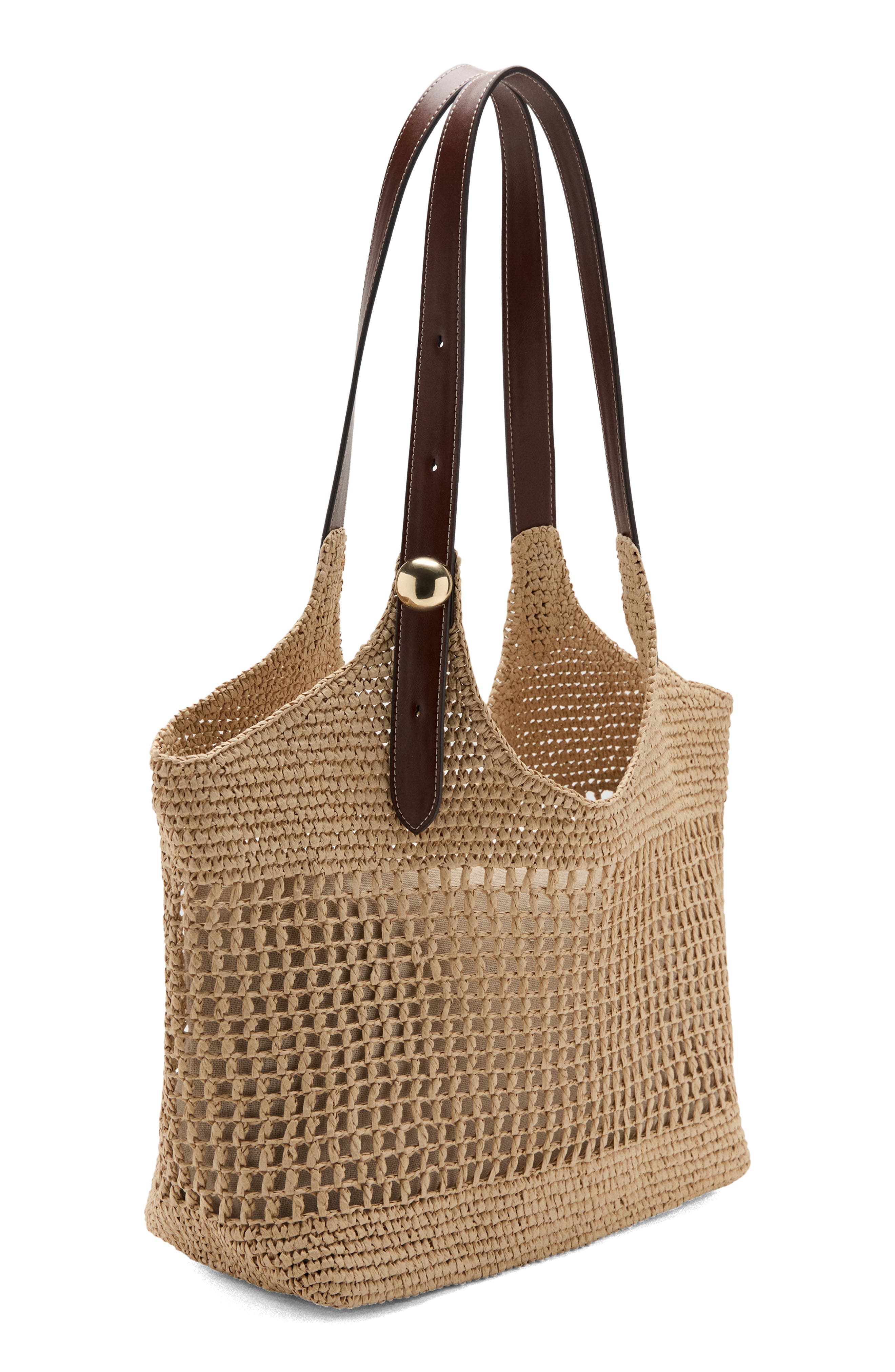 Natural Fiber Tote, Alternate, color, BEIGE