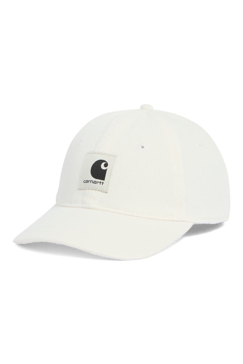 Logo Patch Adjustable Cotton Canvas Ball Cap, Main, color, WAX/ STONE