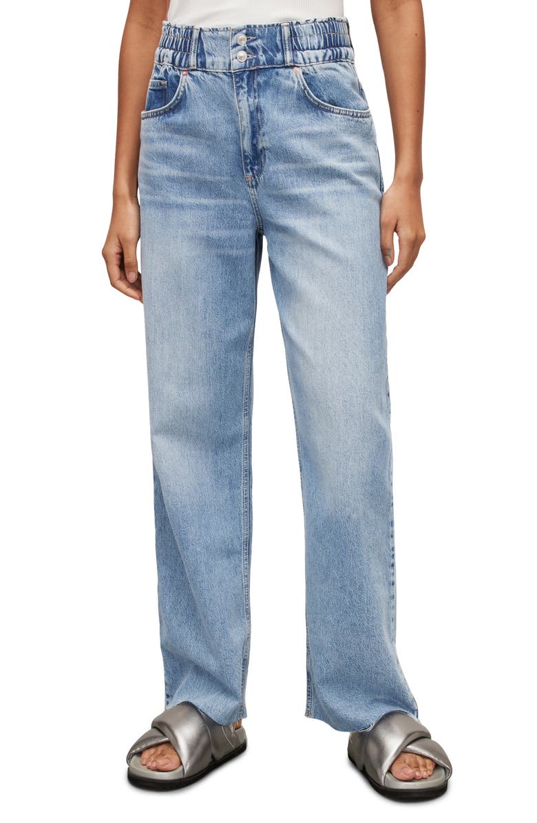 AllSaints Hailey Wide Leg Jeans, Main, color,