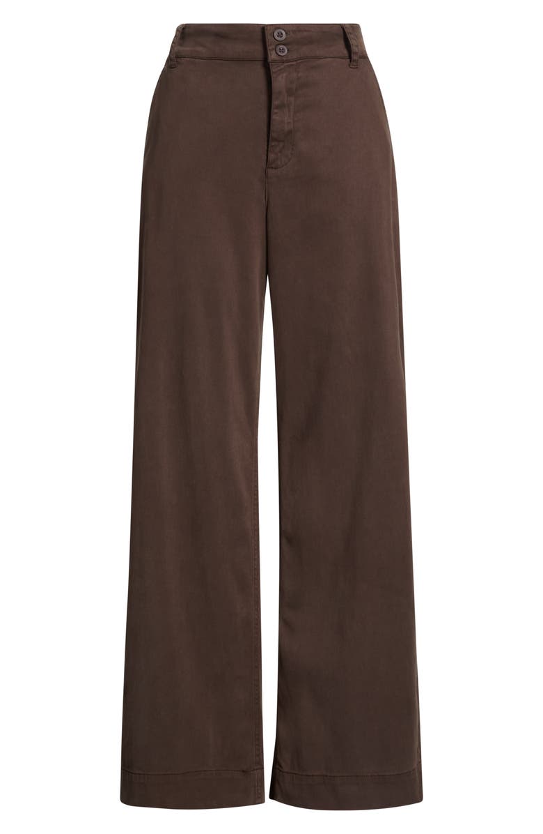 Bella Dahl Sydney Wide Leg Pants, Alternate, color, Chestnut Brown
