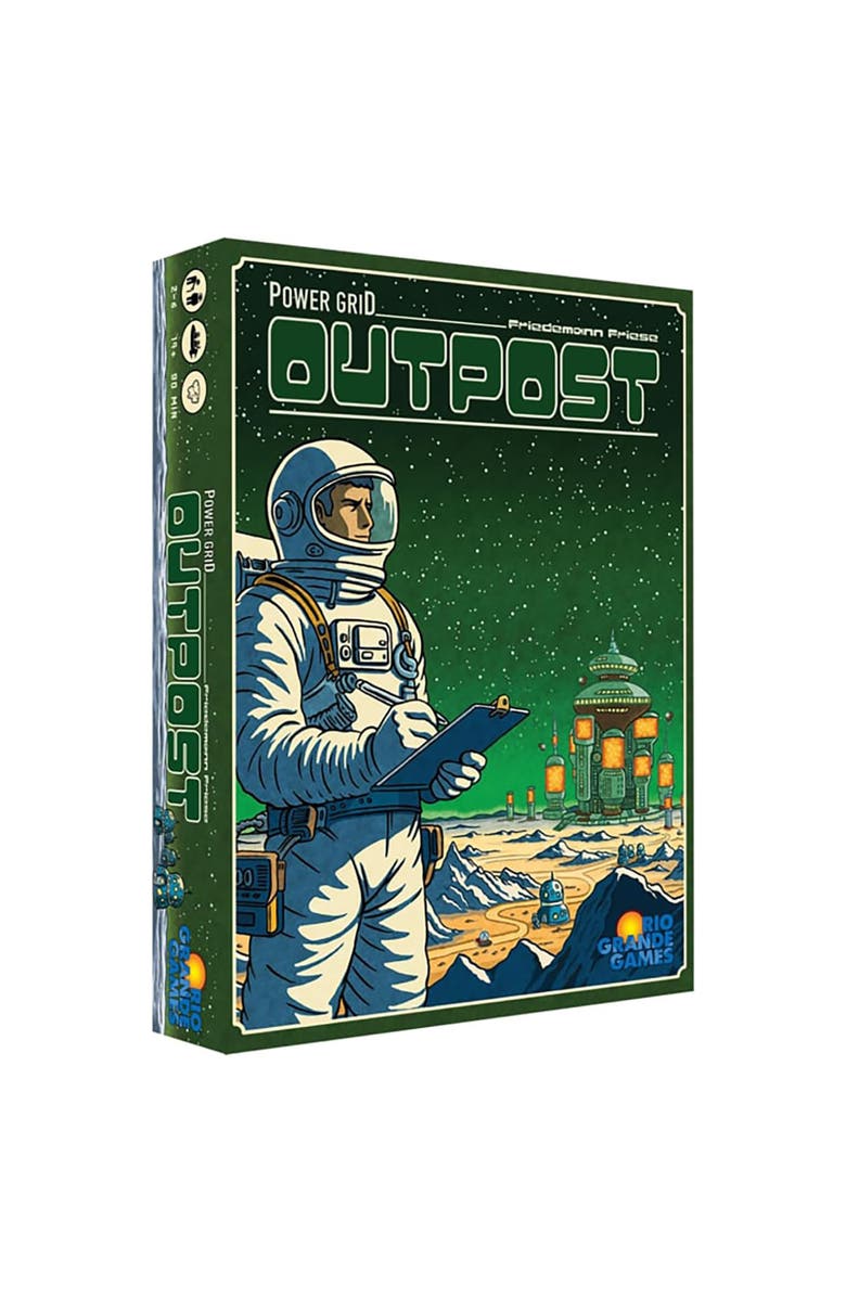 Rio Grande Games Power Grid Outpost Economic Strategy Game, Ages 14+, Main, color, Multicolored