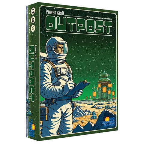 Power Grid Outpost Economic Strategy Game, Ages 14+