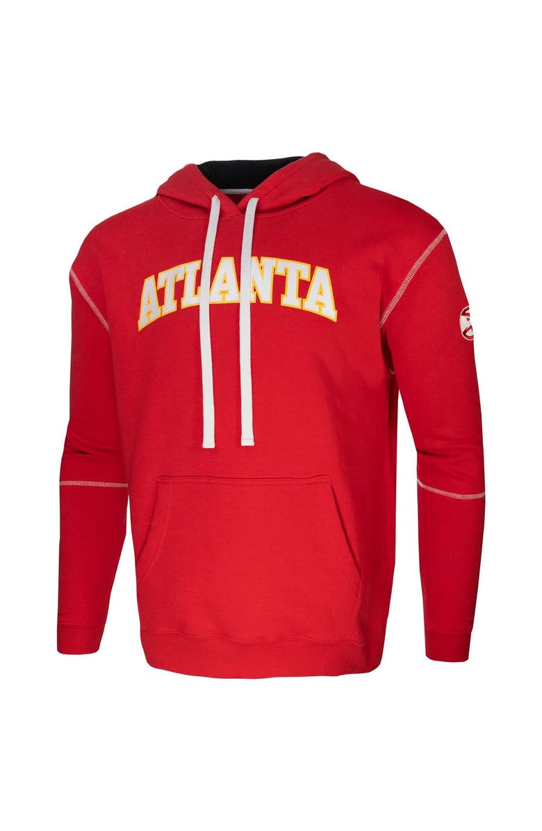 Stadium Essentials Unisex Red Stadium Essentials Atlanta Hawks Monument Pullover Hoodie, Alternate, color, Red