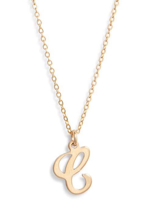 Gianna Initial Pendant Necklace