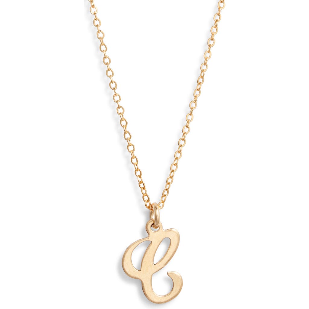 SET & STONES SET & STONES GIANNA INITIAL PENDANT NECKLACE