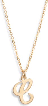 Set & Stones Gianna Initial Pendant Necklace