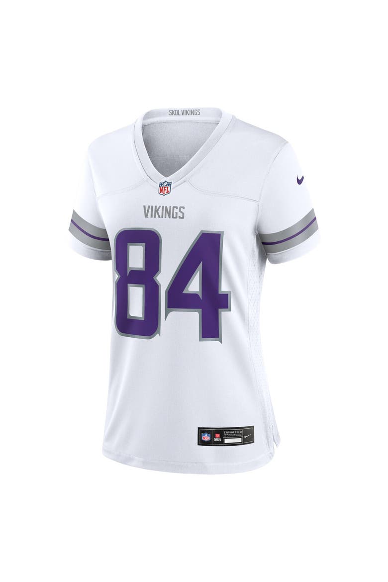 Women's Nike Randy Moss White Minnesota Vikings Alternate Retired Player Game Jersey, Alternate, color, White