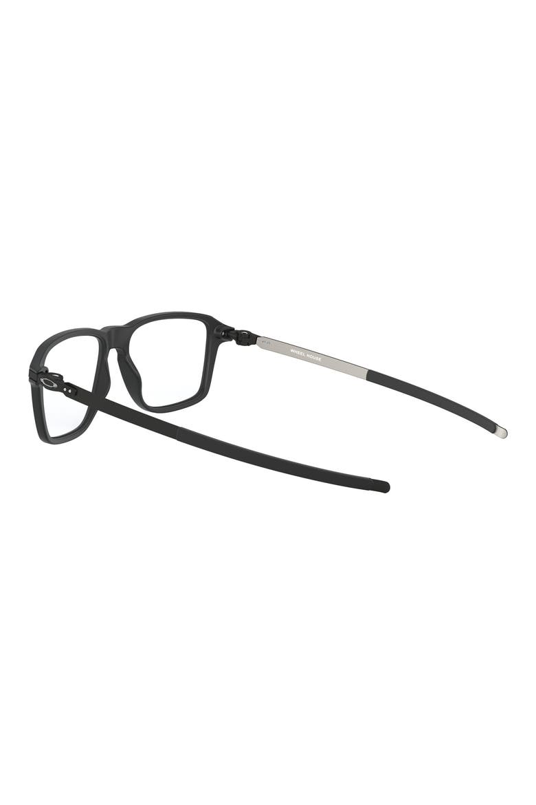Wheel House 54mm Square Optical Glasses, Alternate, color, SATIN BLACK
