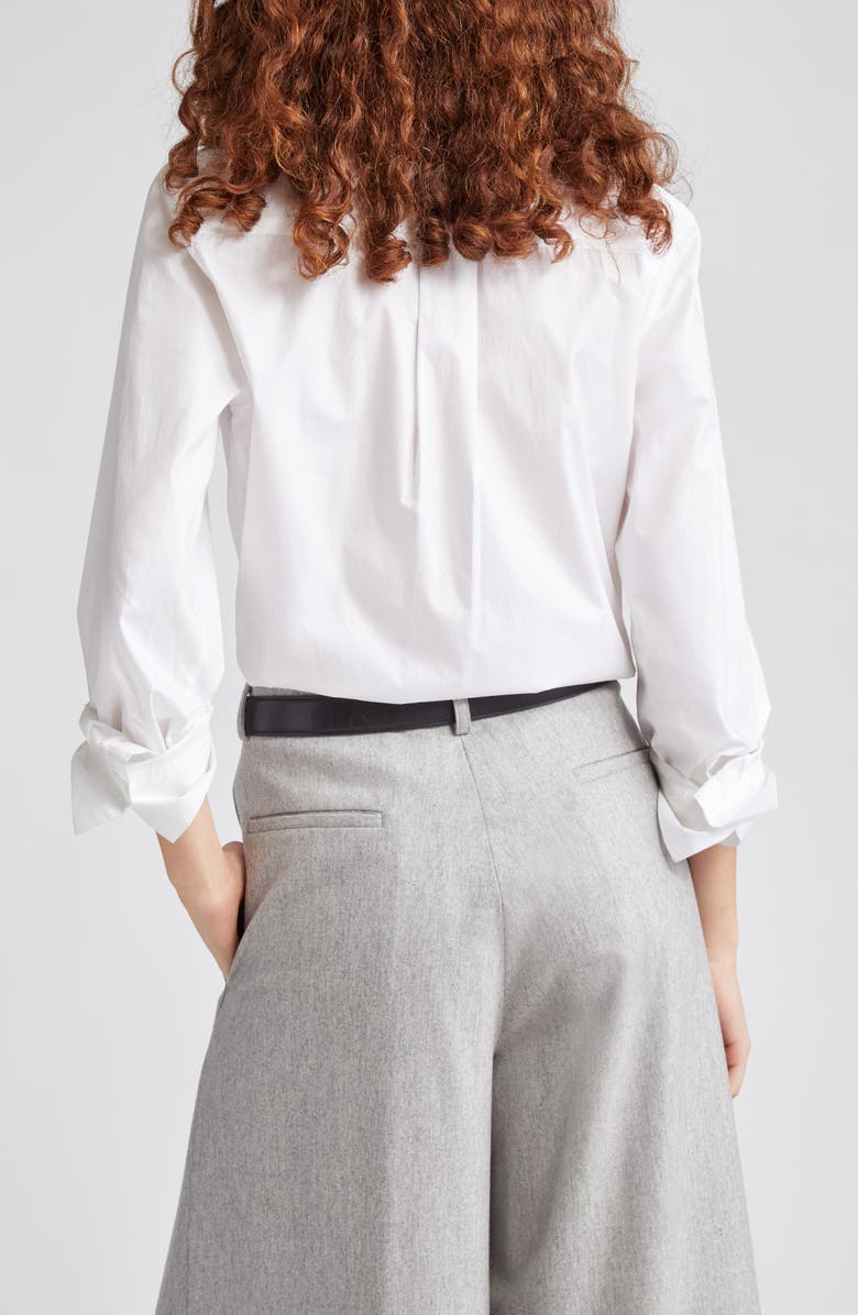 TWP Boyfriend Button-Up Shirt, Alternate, color, White