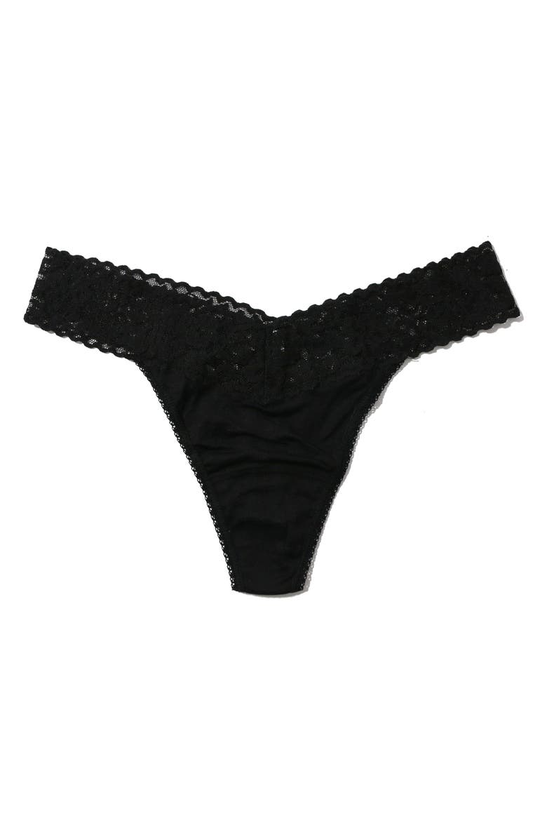 Original Rise Lace Trim Thong