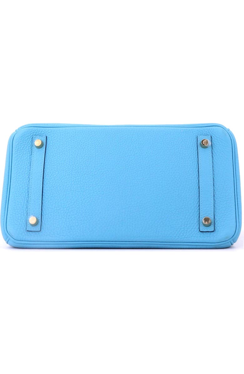 Pre-Owned Hermes Birkin Handbag Blue Togo with Gold Hardware 30, Alternate, color, Bleu Du Nord