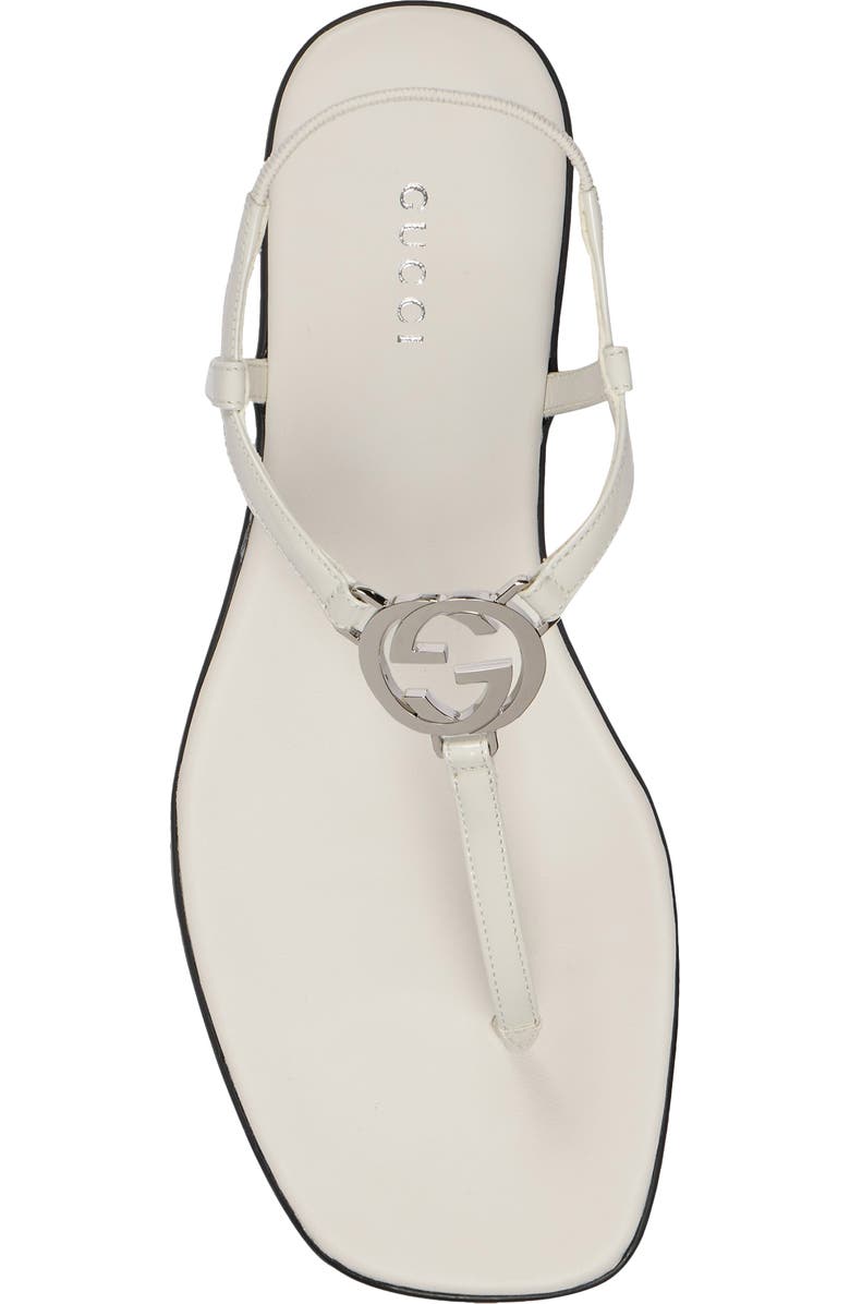 Gucci GG Thong Sandal, Alternate, color, Ivory