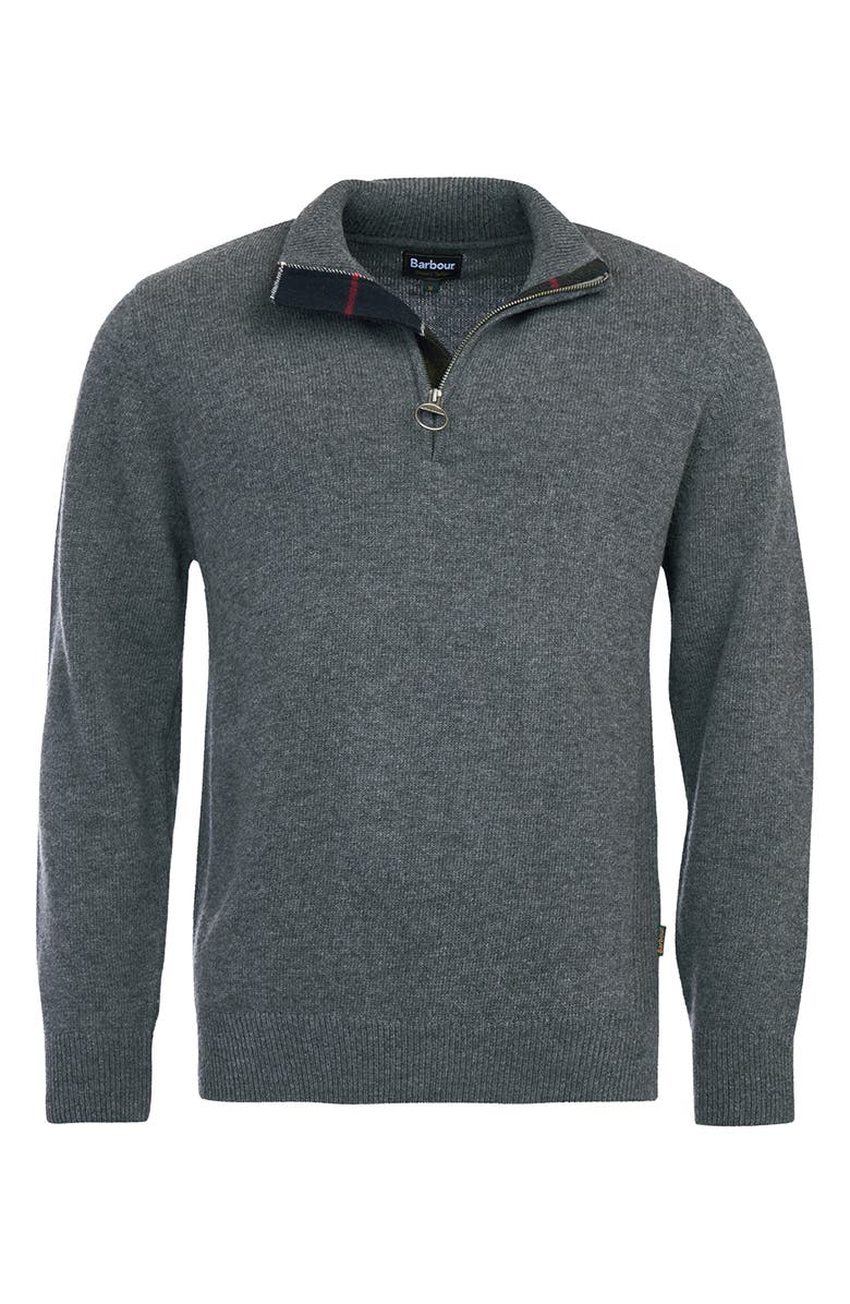 Barbour Holden Wool Pullover, Alternate, color, Mid Grey Marl