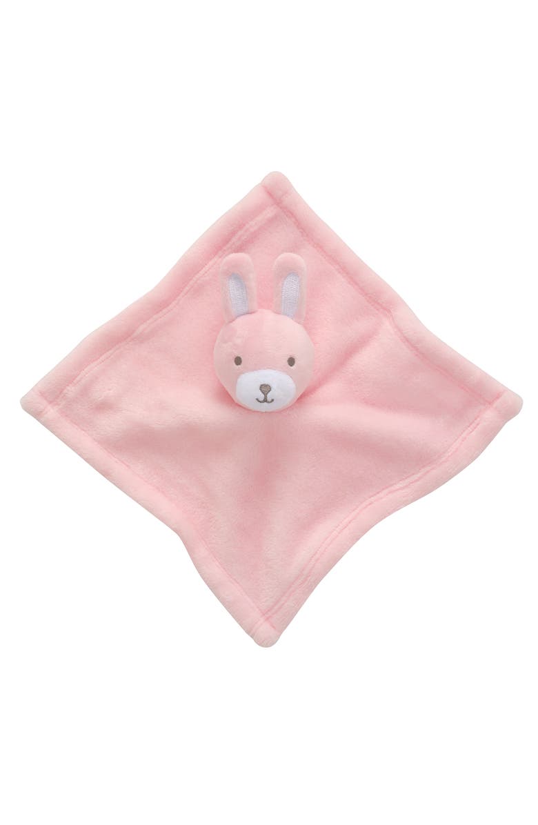 Lambs & Ivy Garden Bunny 3-Piece Developmental Infant Baby Plush Gift Set, Alternate, color, Pink