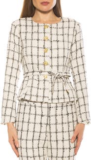 Alexia Admor Arjun Plaid Jacket