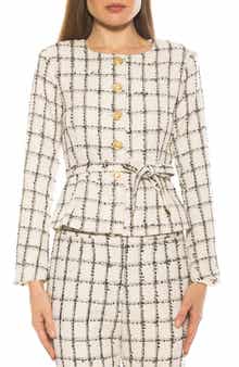 Alexia Admor Arjun Plaid Jacket
