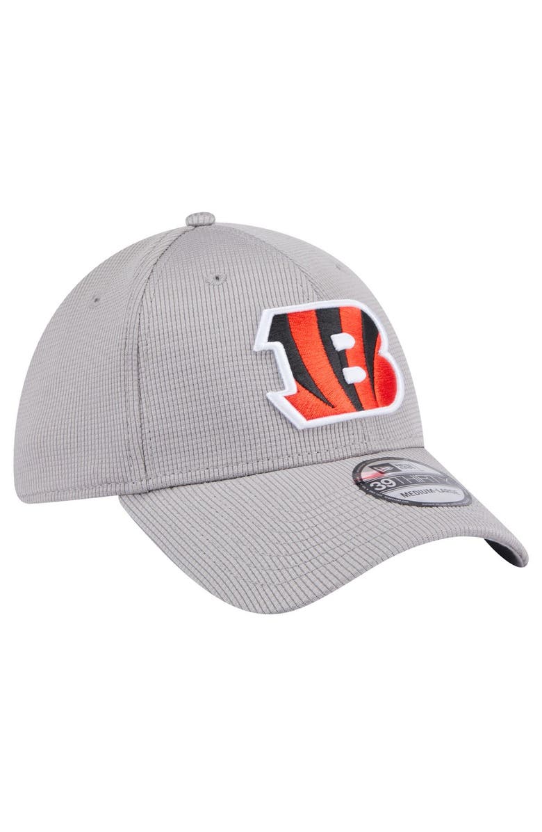 New Era Men's New Era Gray Cincinnati Bengals Active 39THIRTY Flex Hat, Alternate, color, 