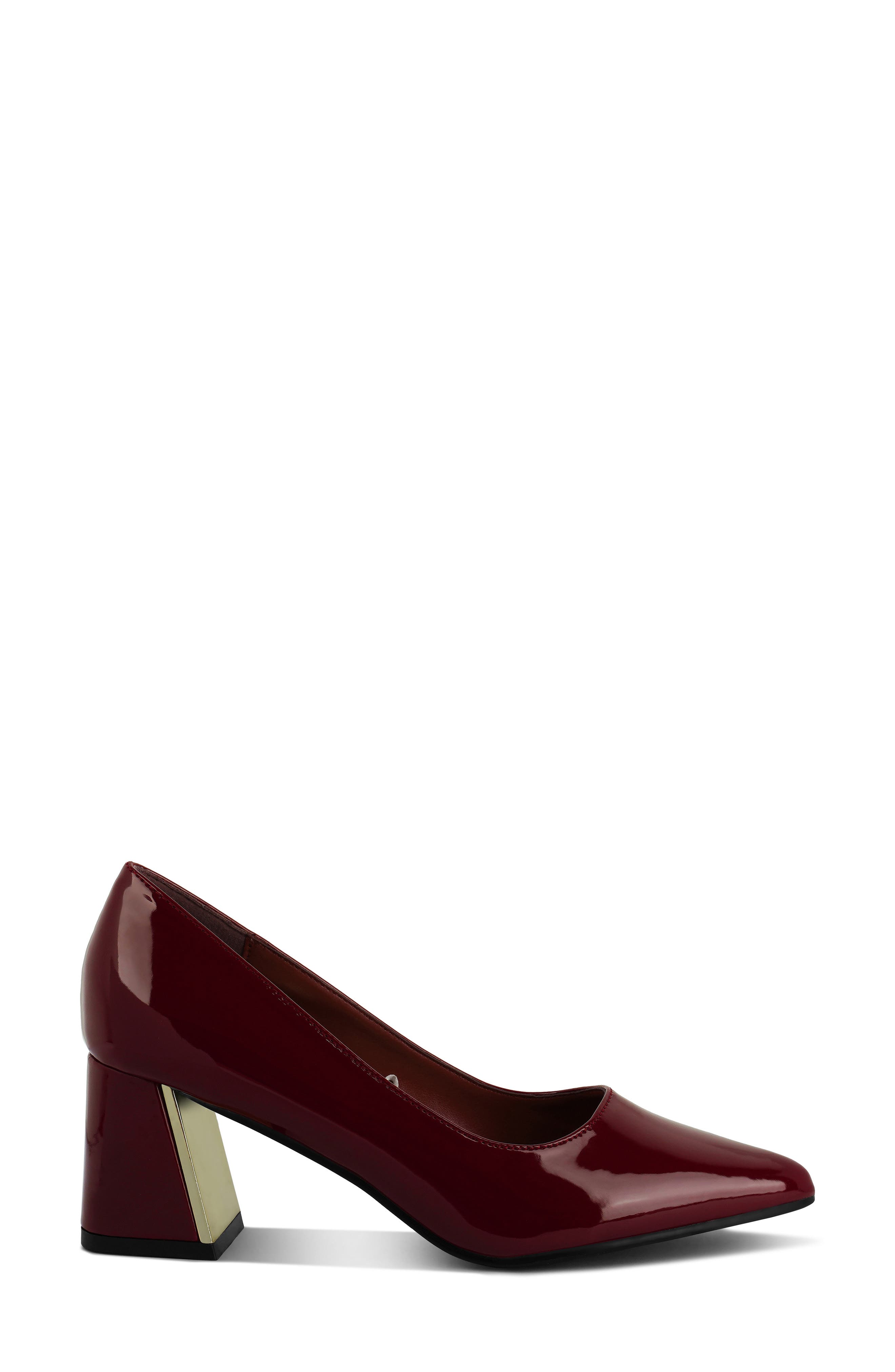 Zaila Block Heel Pump, Alternate, color, BURGUNDY