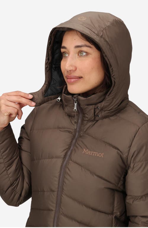 Marmot Montreal 700 Fill Power Down Parka In Brown